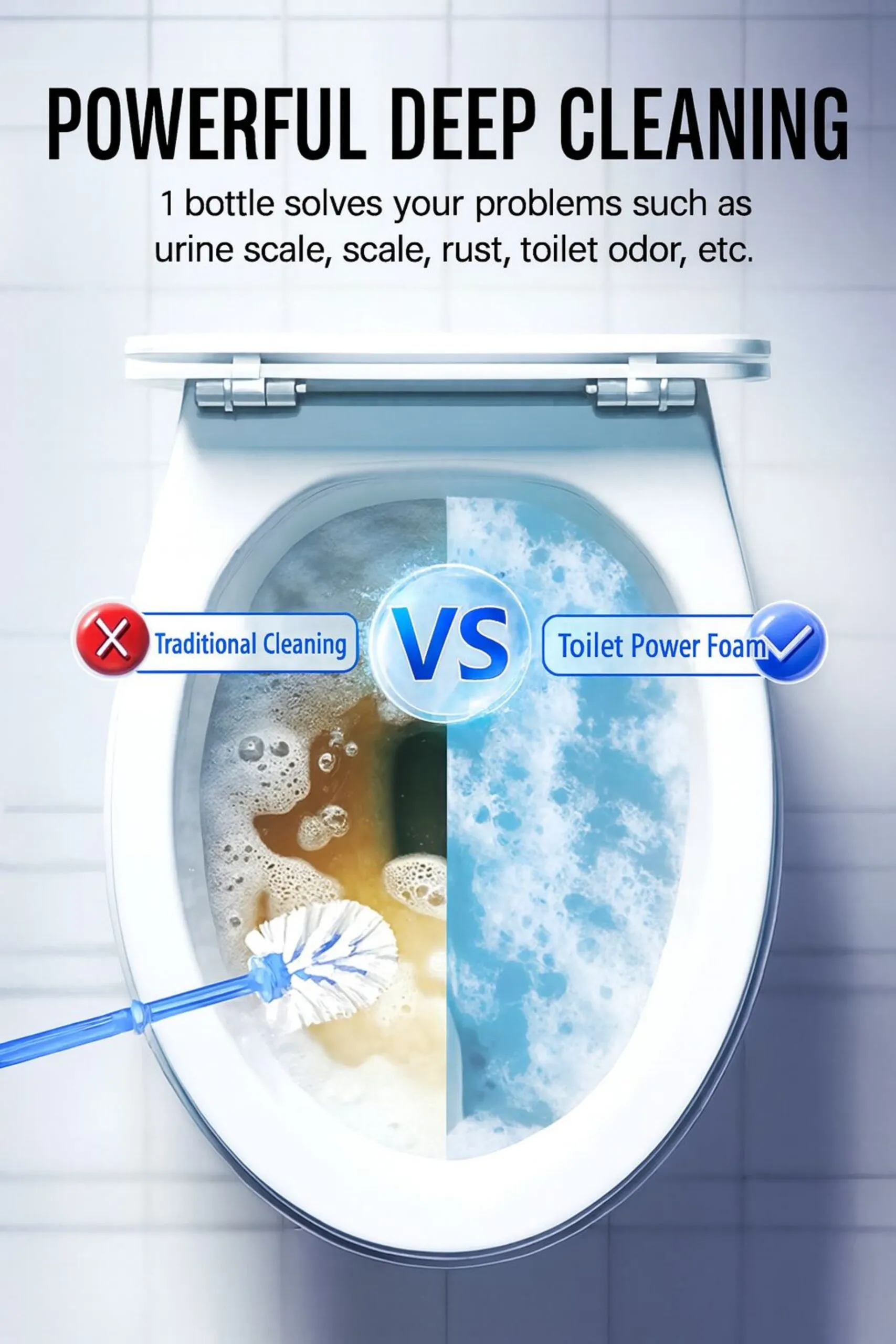 Multipurpose toilet foam cleaning spray, Kitchen Cleaner - Image 4